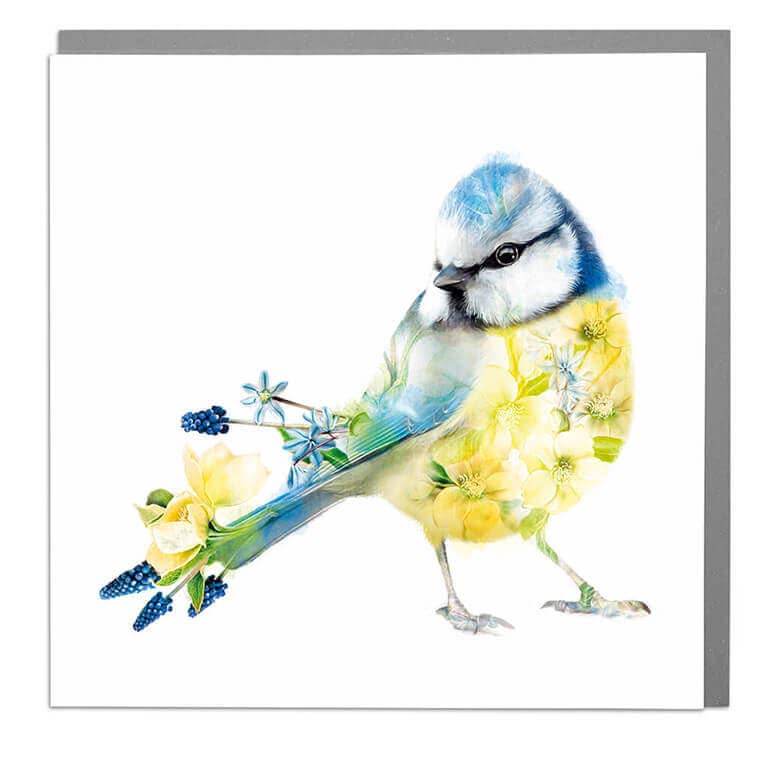 Blue Tit Card by Lola Design