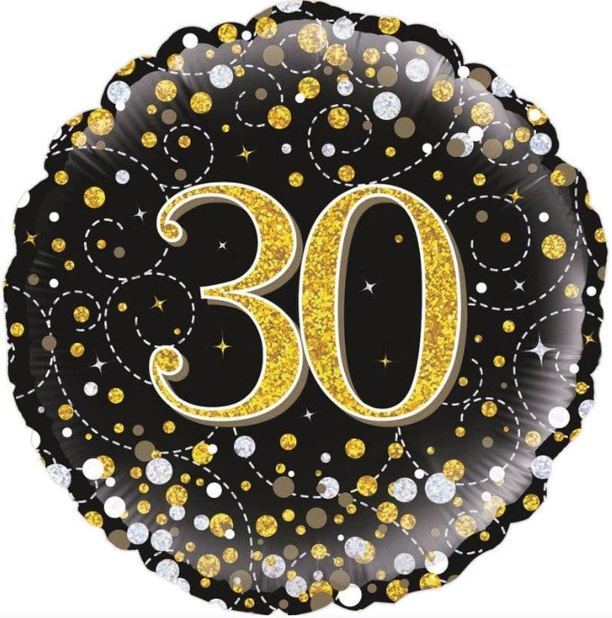 30TH BIRTHDAY FIZZ BALLOON