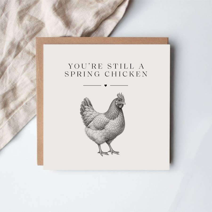 Spring Chicken Card