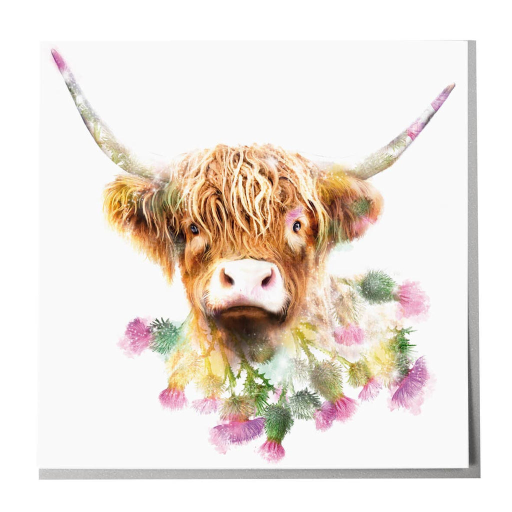 Highland Cow Card by Lola Design