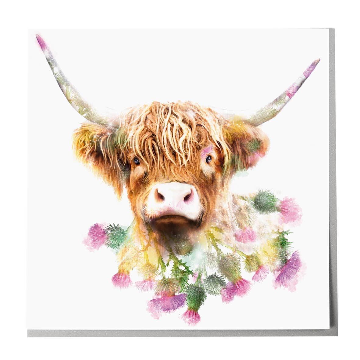 Highland Cow Card by Lola Design