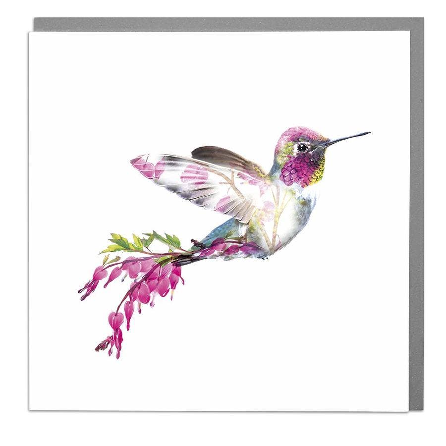 Hummingbird Card by Lola Design