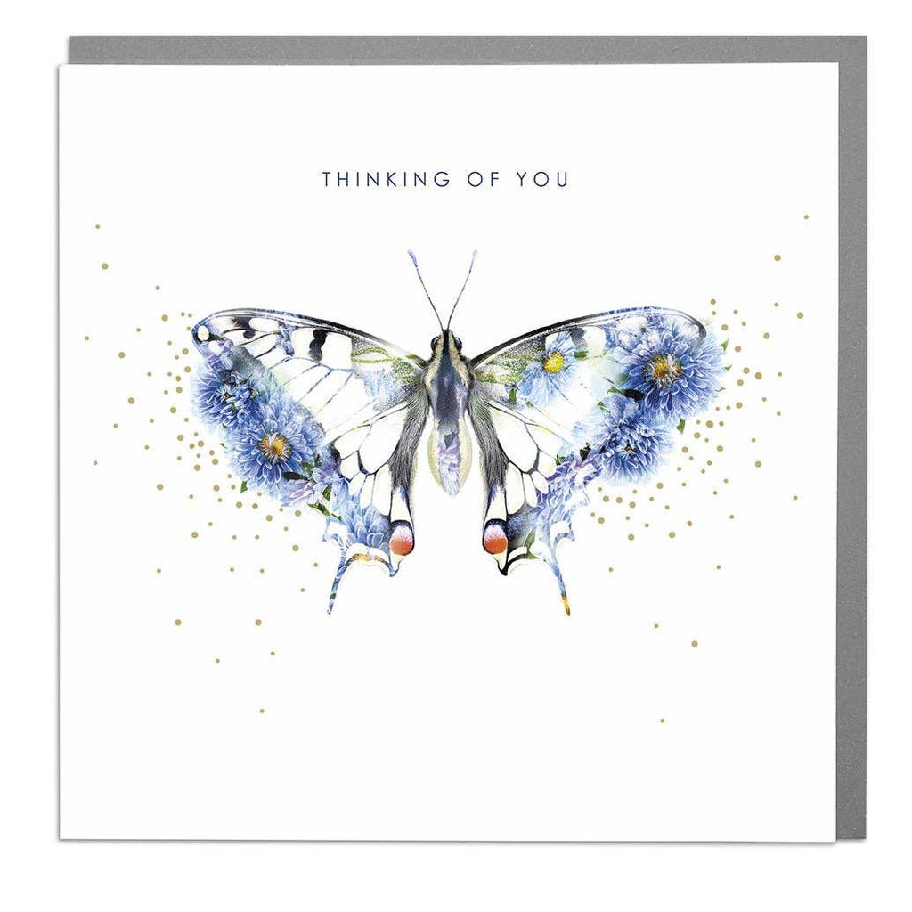 Butterfly Thinking of You Card by Lola Design