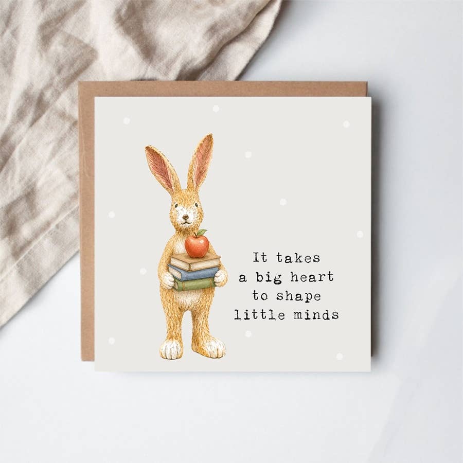 Jasper Rabbit Teacher Card