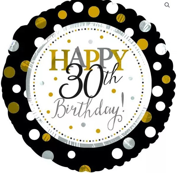 HAPPY 30TH BIRTHDAY BALLOON