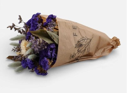 BLUE DRIED FLOWER BOUQUET