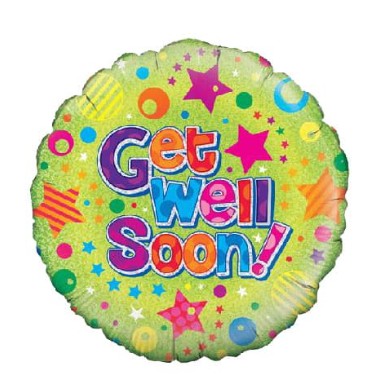 GET WELL SOON STAR BALLOON