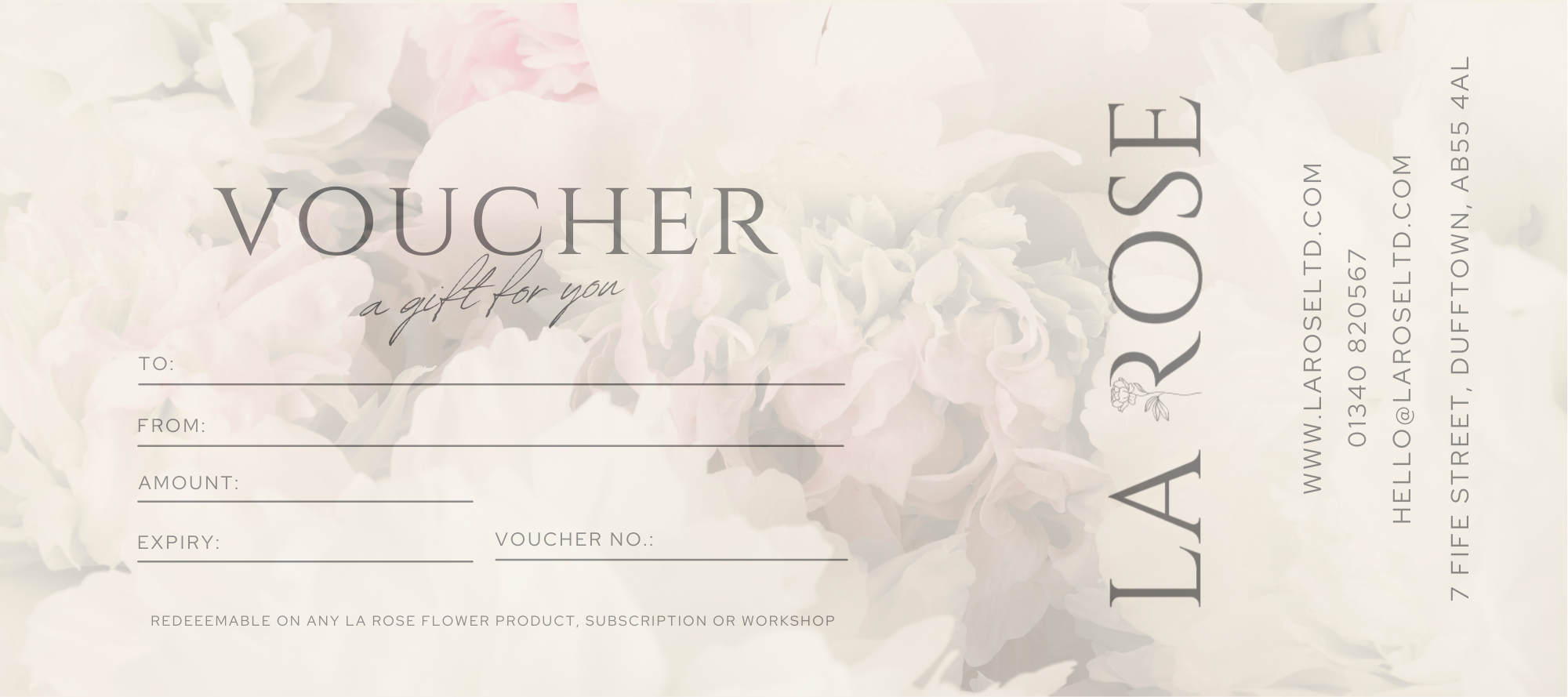 La Rose Gift Card