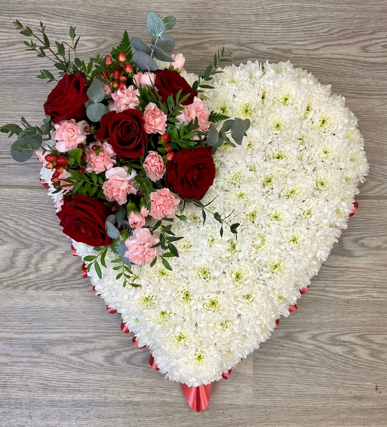 Timeless Devotion Heart Wreath Pad