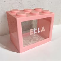 Personalised Building Brick Money Box