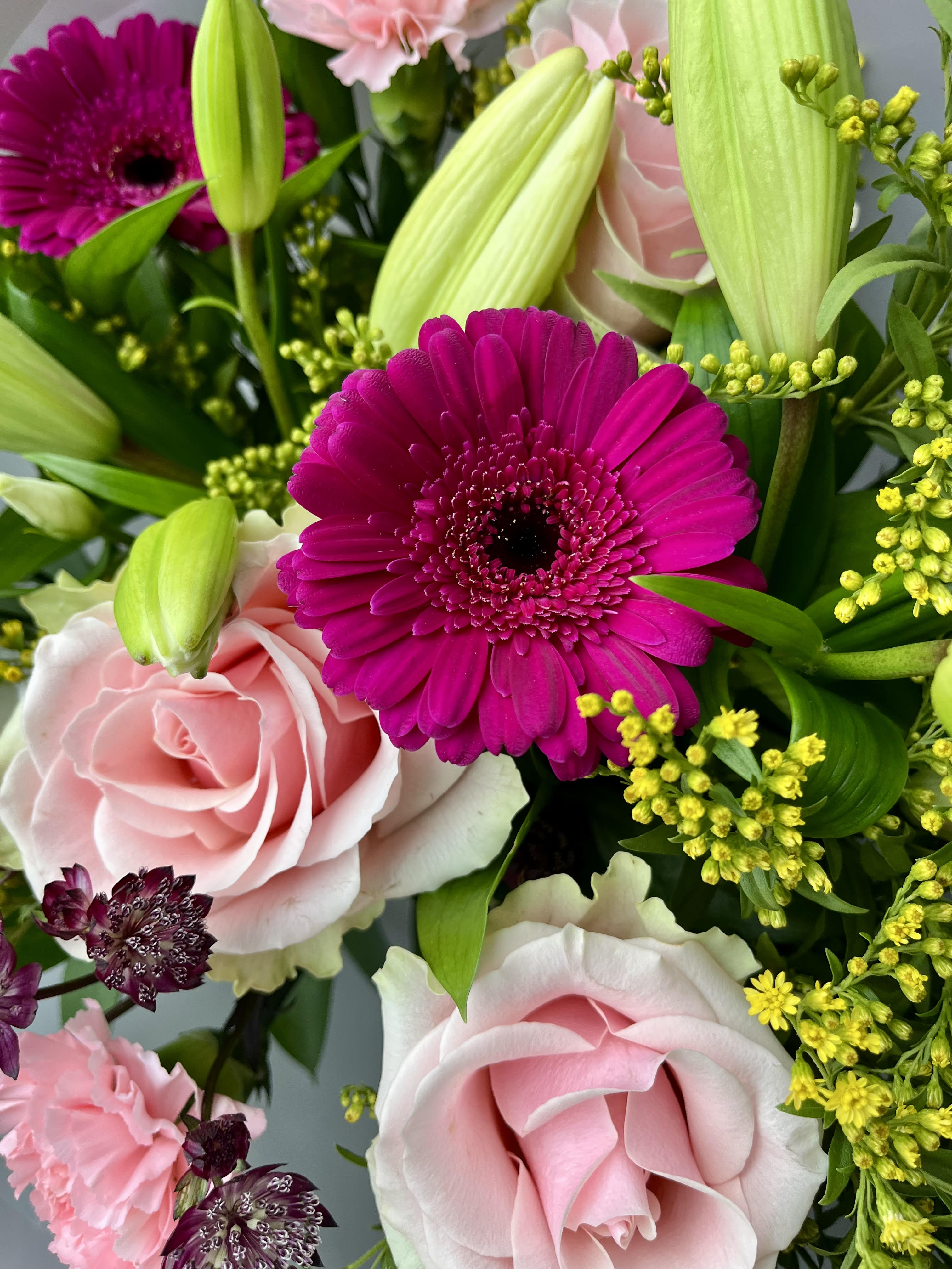 Lily and Love Hand Tied Bouquet