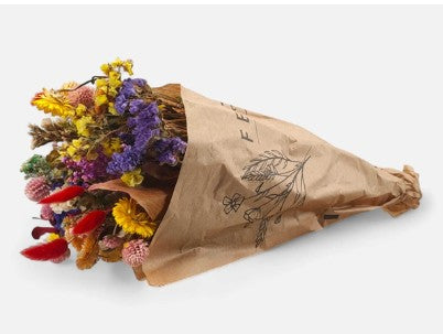 RAINBOW DRIED FLOWER BOUQUET