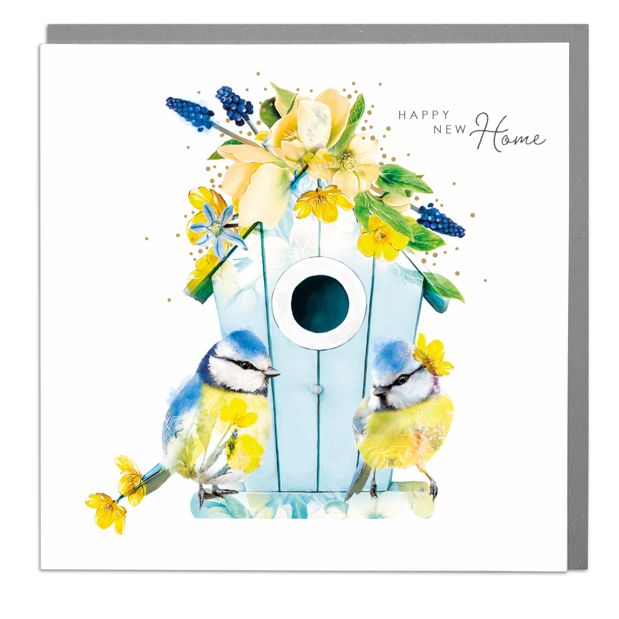 New Home Card Blue Tits by Lola Design
