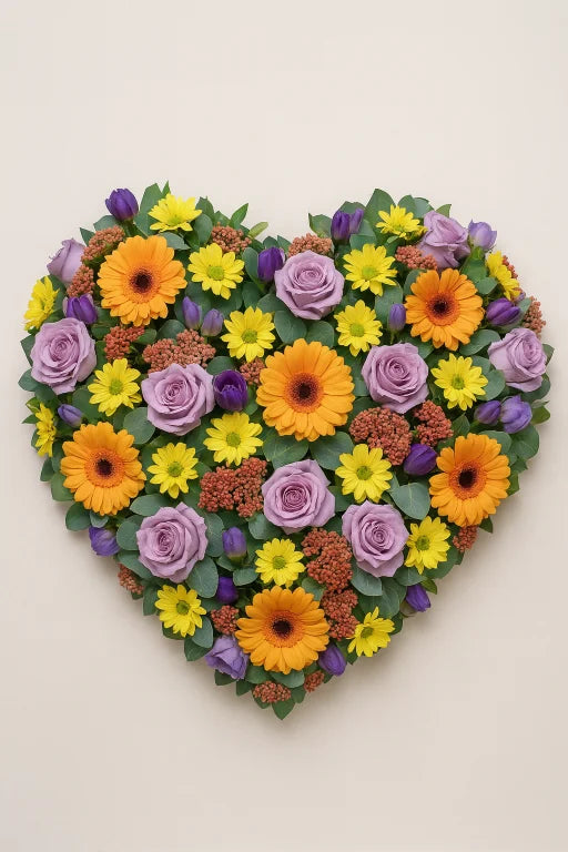 Sunlit Heart Wreath Pad